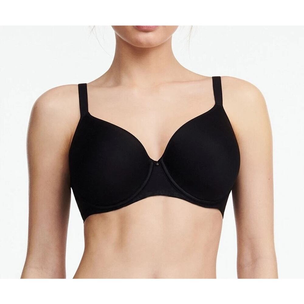CHANTELLE Black 18J6 Comfort Chic Full Coverage Memory Bra Size 38DDD